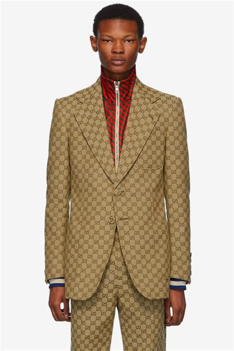 gucci mens formal suits|Gucci men's evening suits.